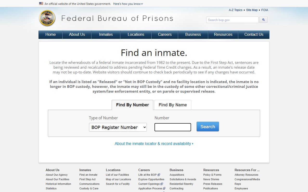 Morgan County arrest records and court charges federal Bureau of Prisons locator