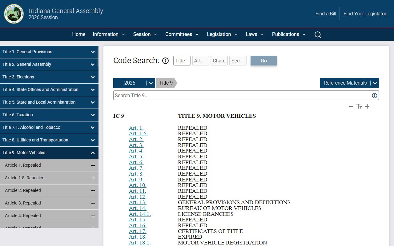 Morgan County traffic court records Indiana motor vehicles title source capture